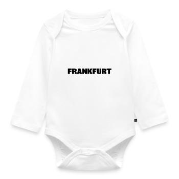 EYWA FRANKFURT - Baby Bio-Langarm-Body - Weiß - Vorne