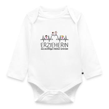 Erzieherin aus unzähligen kleinen Gründen - Baby Bio-Langarm-Body - Weiß - Vorne