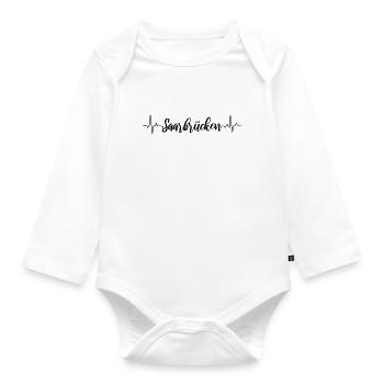 ECG Saarbrücken - Organic Longsleeve Baby Bodysuit - white - Front