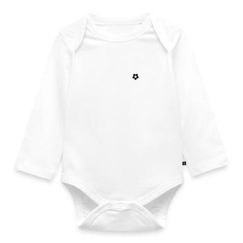 PARIS EST... - Body Bébé bio manches longues - blanc - Devant