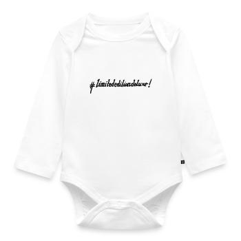 Édition limitée deluxe! - Body Bébé bio manches longues - blanc - Devant