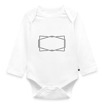 Frame - Organic Longsleeve Baby Bodysuit - white - Front
