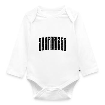 Sanforized - Organic Longsleeve Baby Bodysuit - white - Front