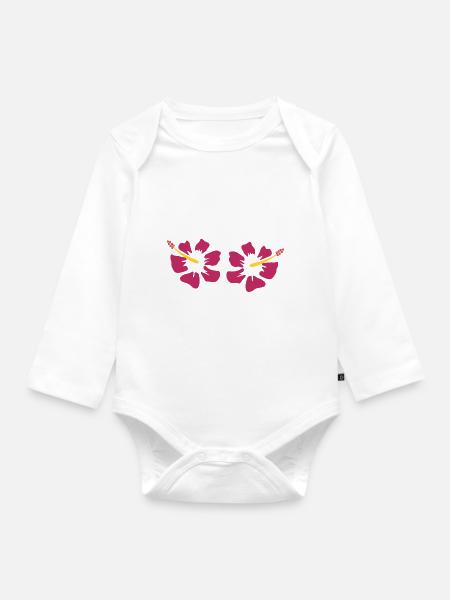 Muttertags Geschenk Mutter Muttertag Geschenkidee - Baby Bio-Langarm-Body - Weiß