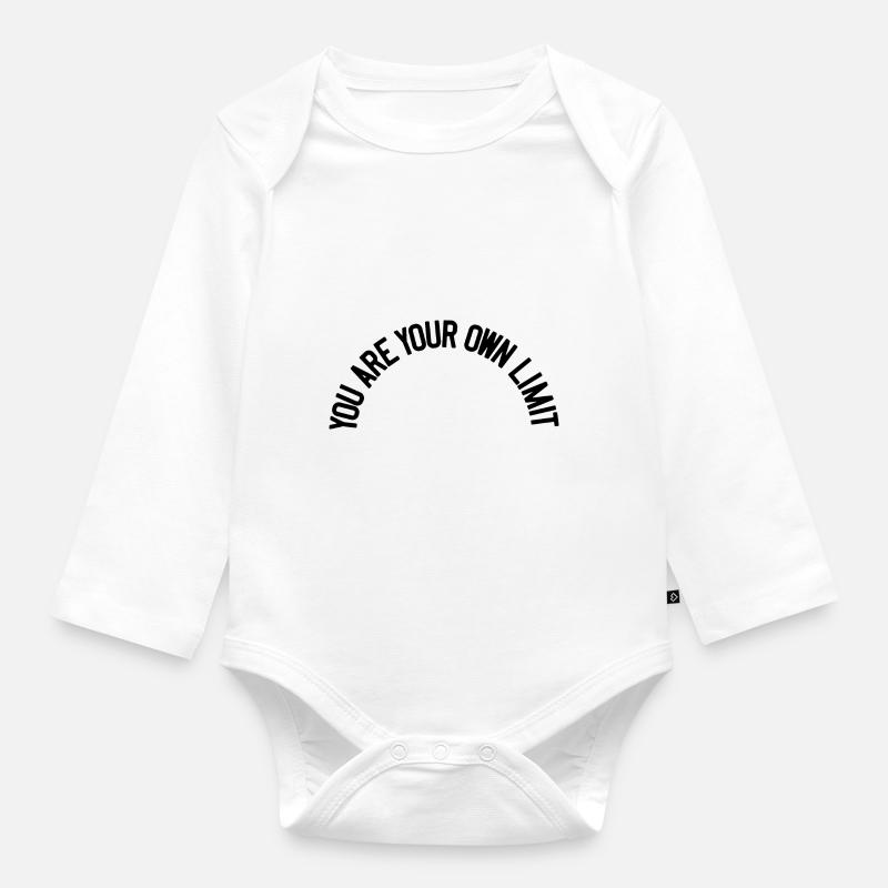 Vous êtes votre propre limite - Body Bébé bio manches longues - blanc