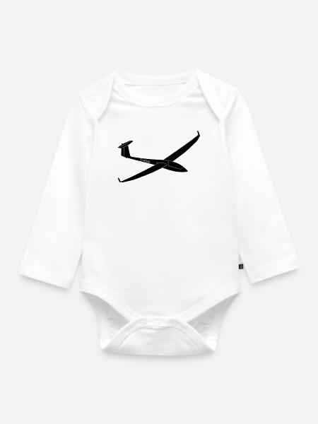 discus cs d4936 2 - Baby Bio-Langarm-Body - Weiß