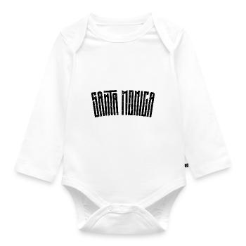 Santa Monica - Body Bébé bio manches longues - blanc - Devant