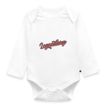 Legendary - Organic Longsleeve Baby Bodysuit - white - Front