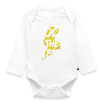 Rock the test - Organic Longsleeve Baby Bodysuit - white - Front