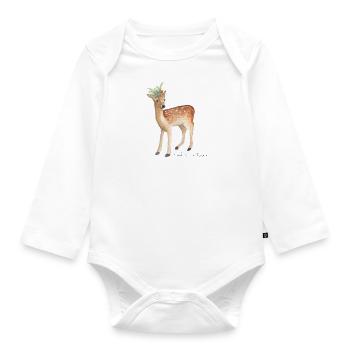 gods nature - Organic Longsleeve Baby Bodysuit - white - Front