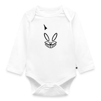 Frankuroeil - Organic Longsleeve Baby Bodysuit - white - Front