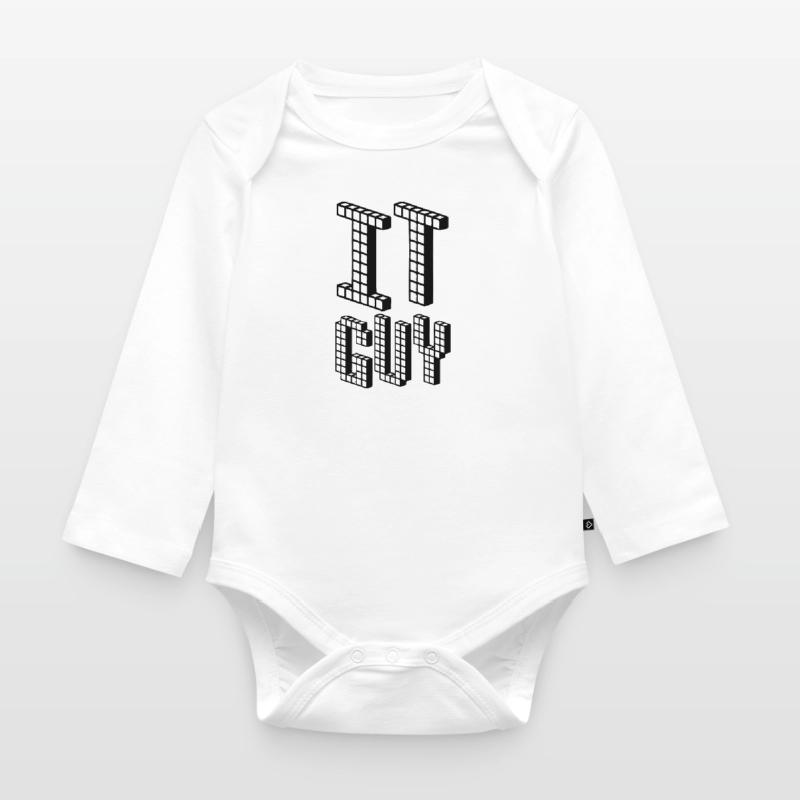 IT GUY | Nerd | | Computers Computer science Organic Longsleeve Baby Bodysuit