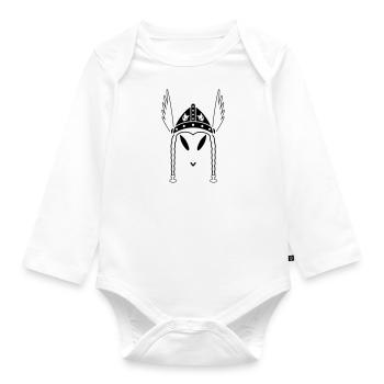 Íkorniauga Ratatoskrdottir - Organic Longsleeve Baby Bodysuit - white - Front