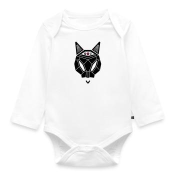 Mekuroeil - Organic Longsleeve Baby Bodysuit - white - Front