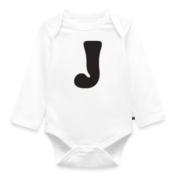 J - Baby Bio-Langarm-Body - Weiß - Vorne