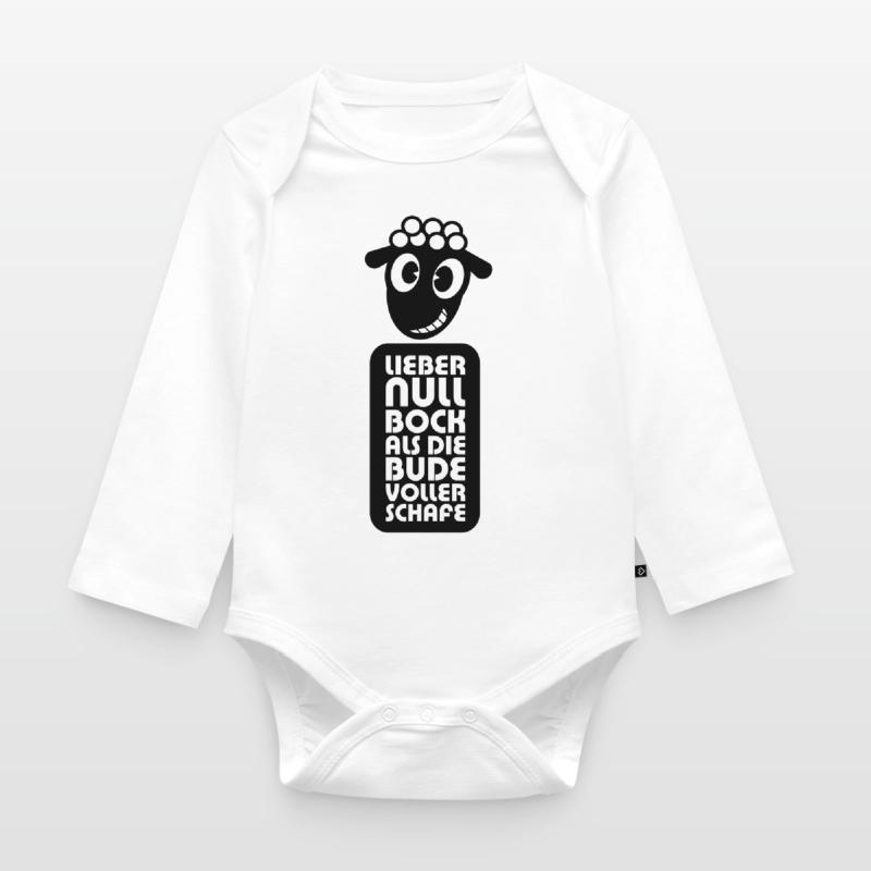 Null Bock Baby Bio-Langarm-Body