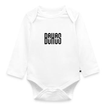 100 years Bauhaus, Weimar - Bauhaus Design - Organic Longsleeve Baby Bodysuit - white - Front