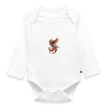 phoenix - Baby Bio-Langarm-Body - Weiß - Vorne