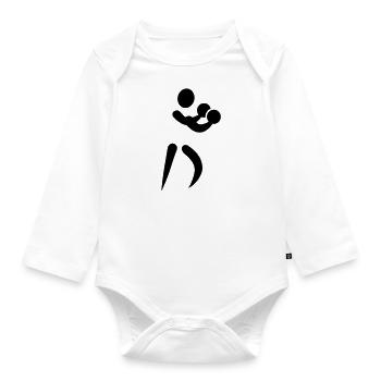 Boxen - Baby Bio-Langarm-Body - Weiß - Vorne