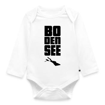 Lac de Constance - Body Bébé bio manches longues - blanc - Devant