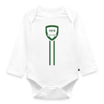 Saint Etienne football club - Organic Longsleeve Baby Bodysuit - white - Front