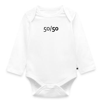 Équilibre et équilibre - Body Bébé bio manches longues - blanc - Devant