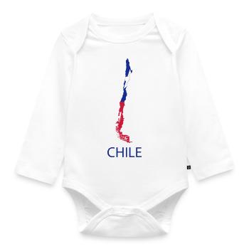 chile - Baby Bio-Langarm-Body - Weiß - Vorne