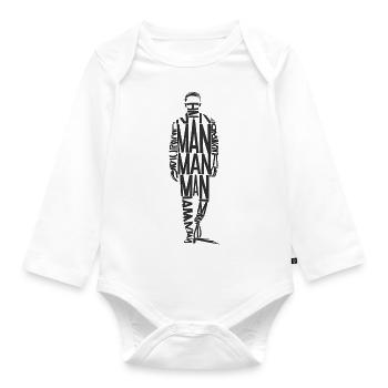 Mari - Body Bébé bio manches longues - blanc - Devant
