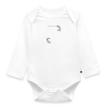 Frame - Organic Longsleeve Baby Bodysuit - white - Front