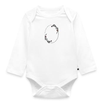Frame - Organic Longsleeve Baby Bodysuit - white - Front