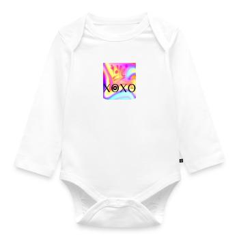 N.D XOXO Amour - Body Bébé bio manches longues - blanc - Devant