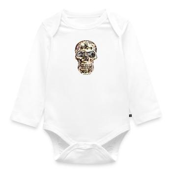 Calavera - Body Bébé bio manches longues - blanc - Devant
