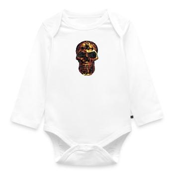 Calavera - Body Bébé bio manches longues - blanc - Devant