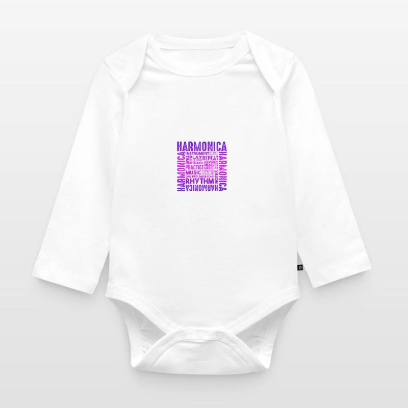 Harmonica Things About Harmonica Organic Longsleeve Baby Bodysuit