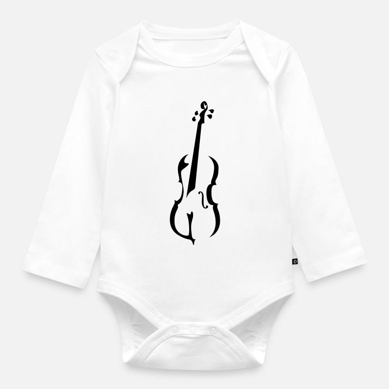 cello - Organic Longsleeve Baby Bodysuit - white