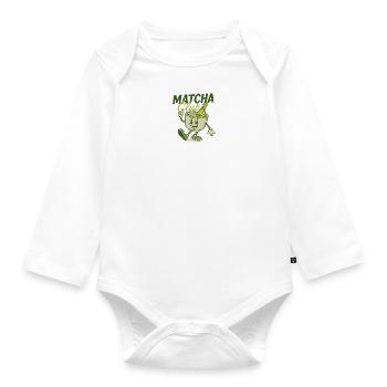 B7574977 9F22 4F63 893C DFED56299BAA - Baby Bio-Langarm-Body - Weiß - Vorne