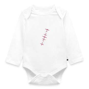 DNA Glider Glider Glider Pilote - Body Bébé bio manches longues - blanc - Devant