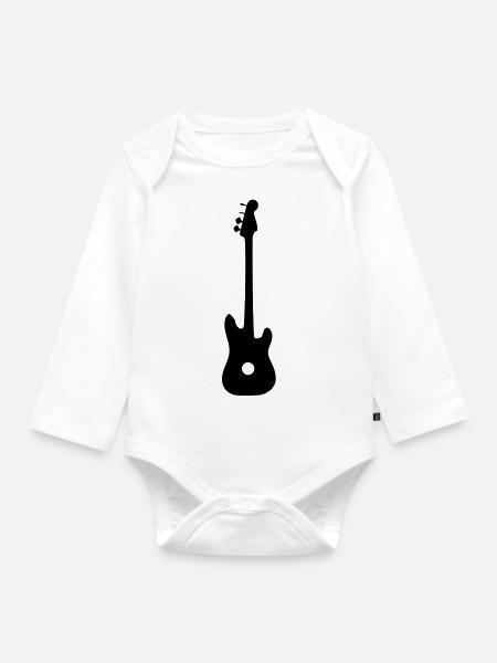 Gitarre - Baby Bio-Langarm-Body - Weiß