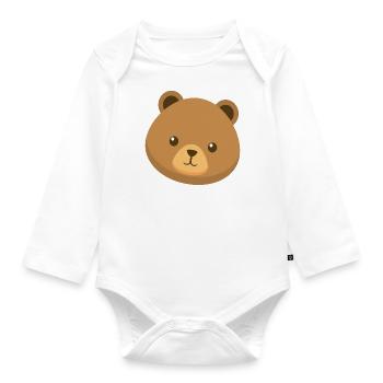 tragen - Baby Bio-Langarm-Body - Weiß - Vorne