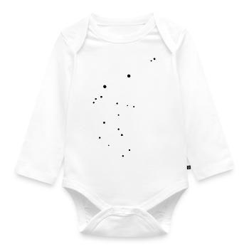 Verseau - Body Bébé bio manches longues - blanc - Devant