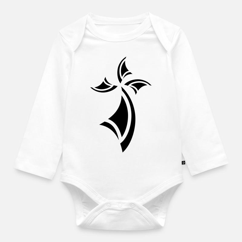 HERMINE HERMINE - Body Bébé bio manches longues - blanc