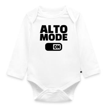 Choir - Organic Longsleeve Baby Bodysuit - white - Front