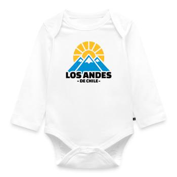 Chile - Baby Bio-Langarm-Body - Weiß - Vorne