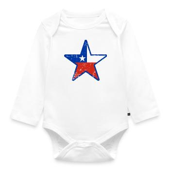 Chile - Baby Bio-Langarm-Body - Weiß - Vorne