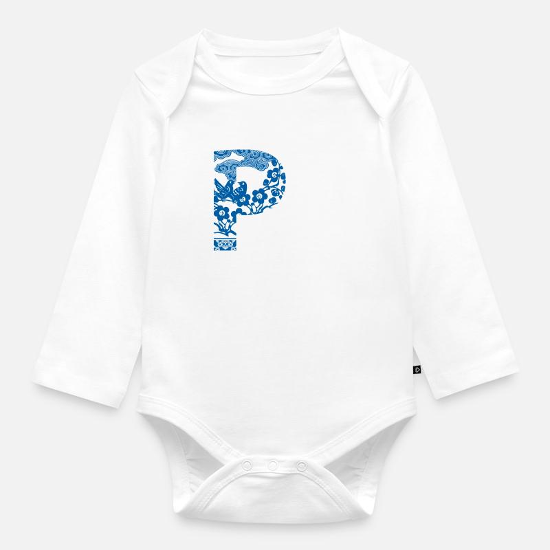 Paul - Baby Bio-Langarm-Body - Weiß