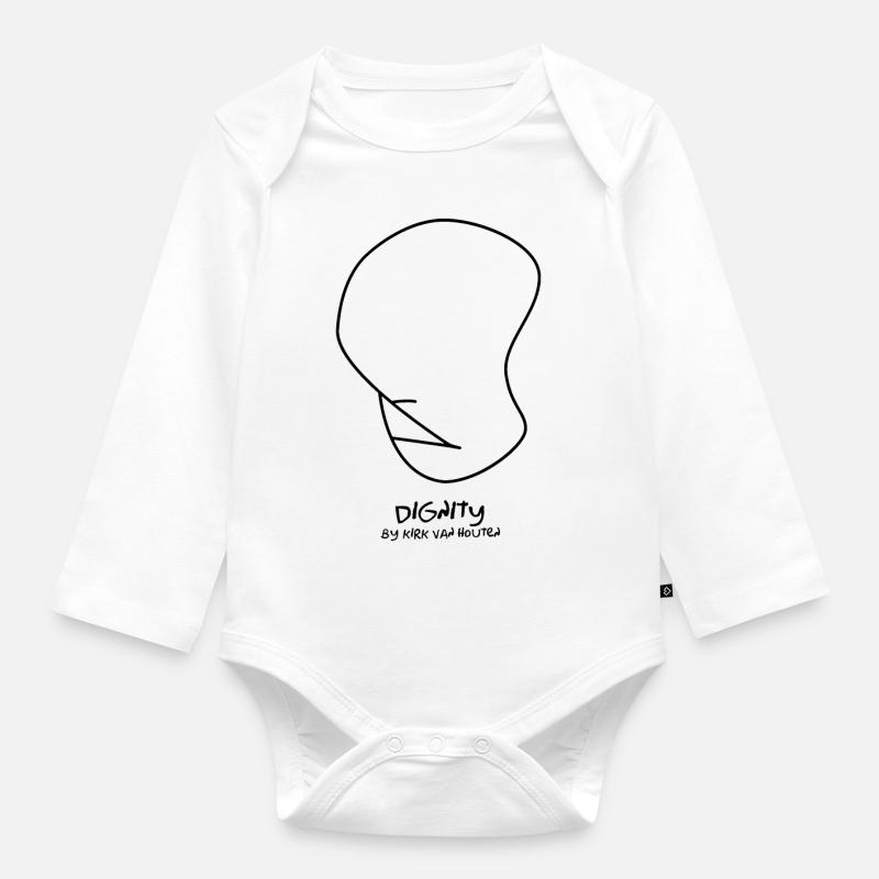 ILLUSTRATION DE DIGNITÉ - Body Bébé bio manches longues - blanc