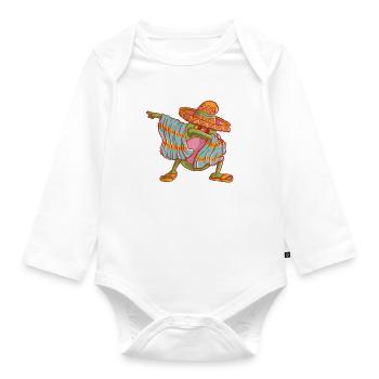 Life Without Avocados Is Possible But Pointless - Organic Longsleeve Baby Bodysuit - white - Front