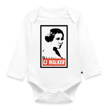 Madam CJ Walker - Organic Longsleeve Baby Bodysuit - white - Front