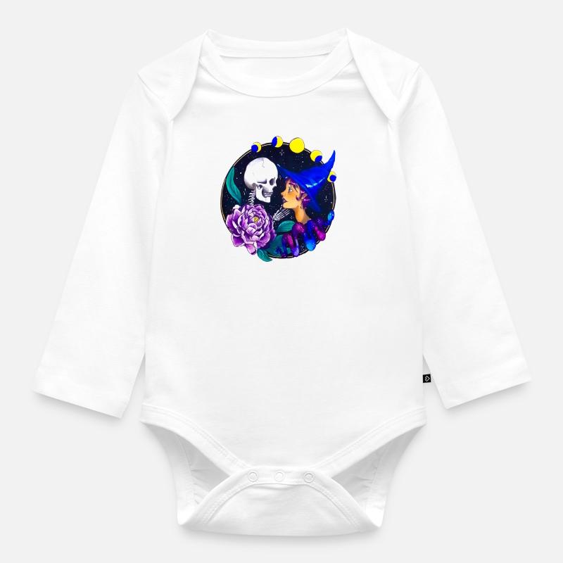 L'amour immortelle - Body Bébé bio manches longues - blanc