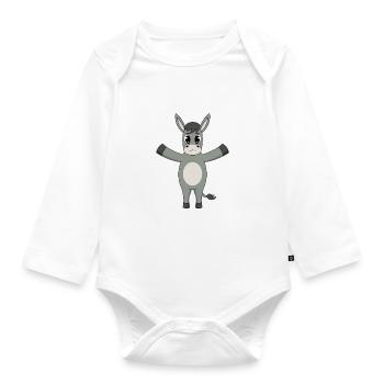 Unter Druck Funktioniere Ich Am Besten Umarmung - Baby Bio-Langarm-Body - Weiß - Vorne